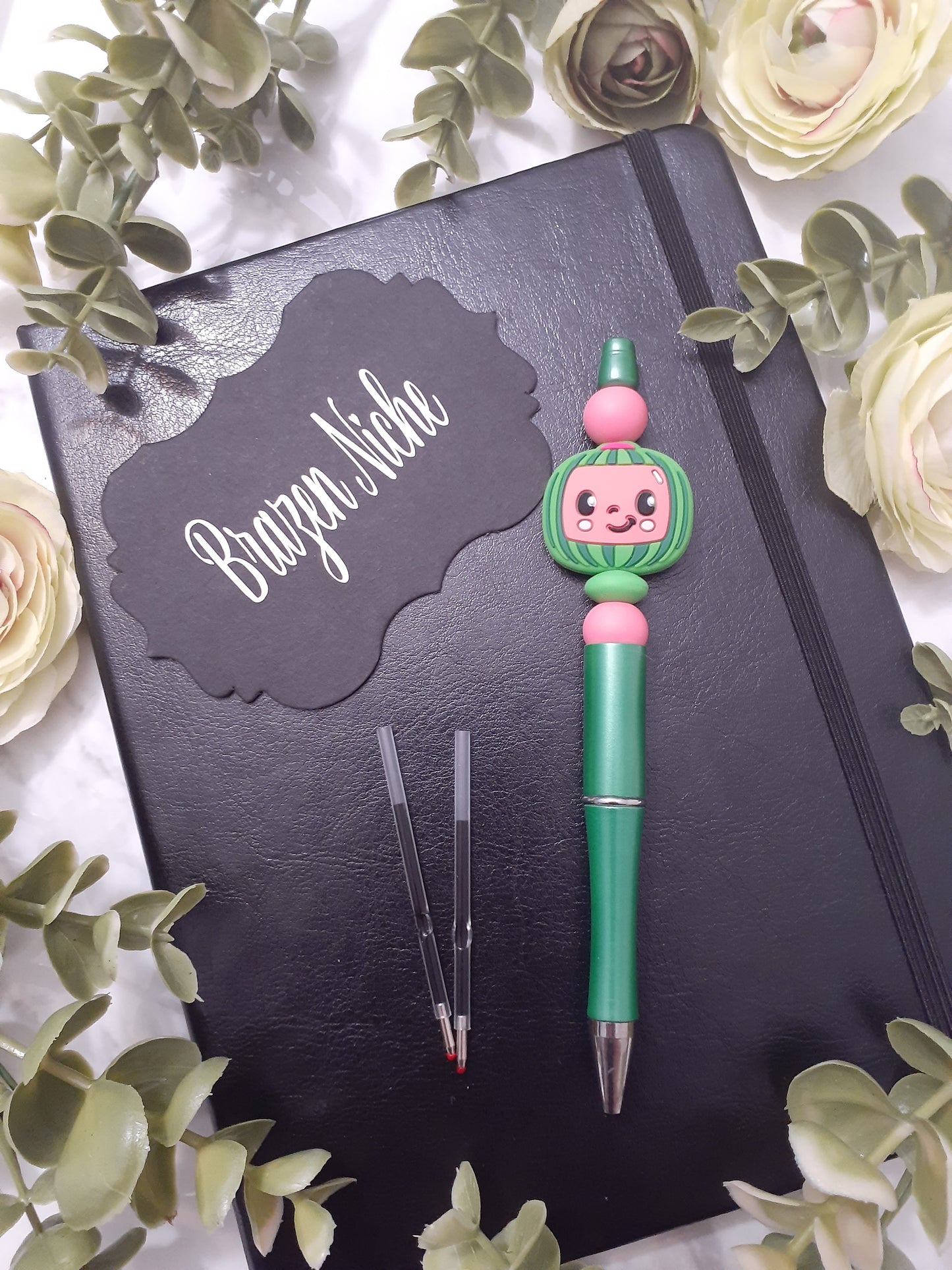 🍉 Watermelon Beaded Pen (for Kids!) – Juicy Fun in Every Click!