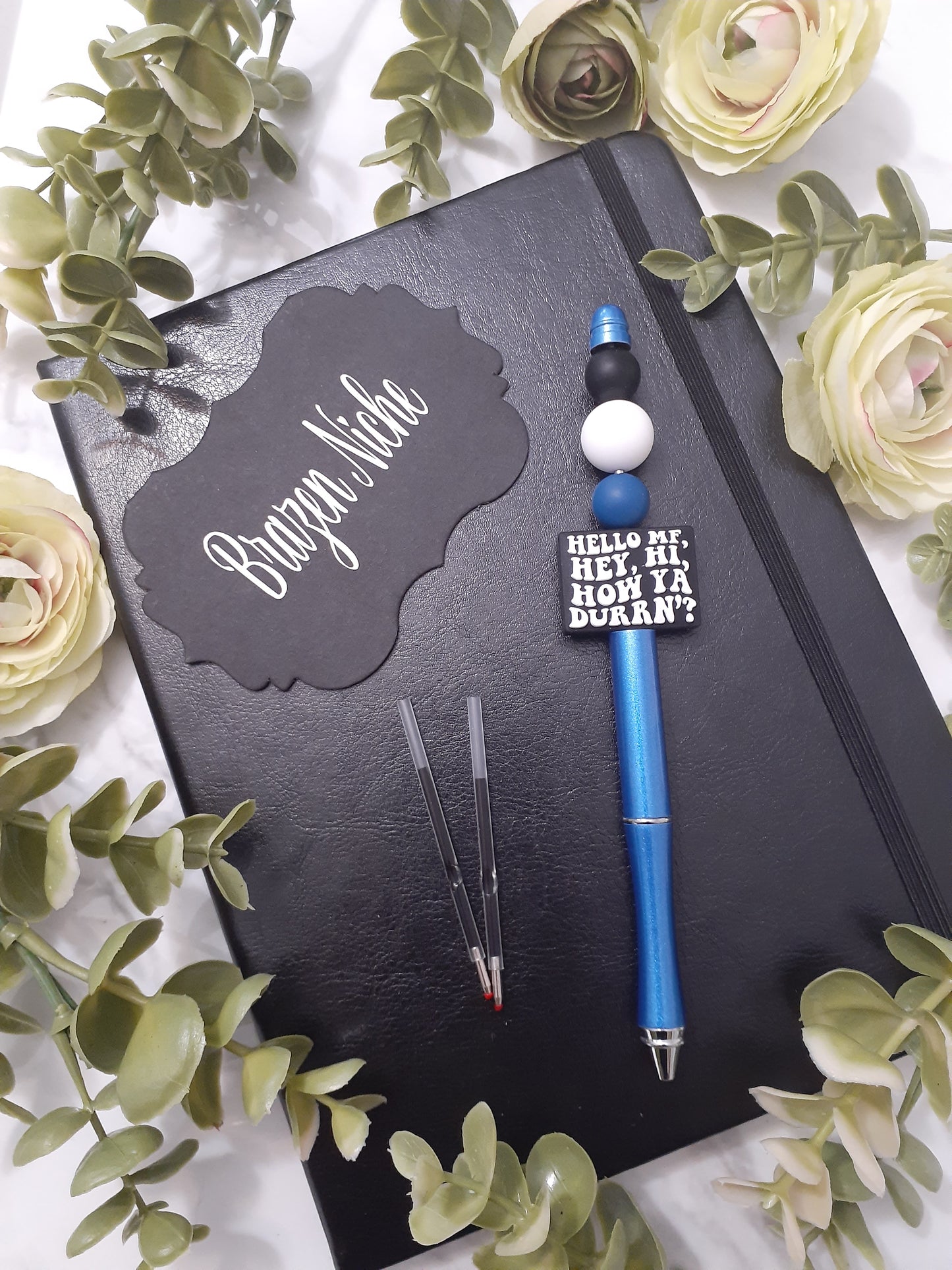 Hello MF Hey Hi How Ya Durrin’ Beaded Pen – Write It Loud, Write It Proud! 🎤🔥