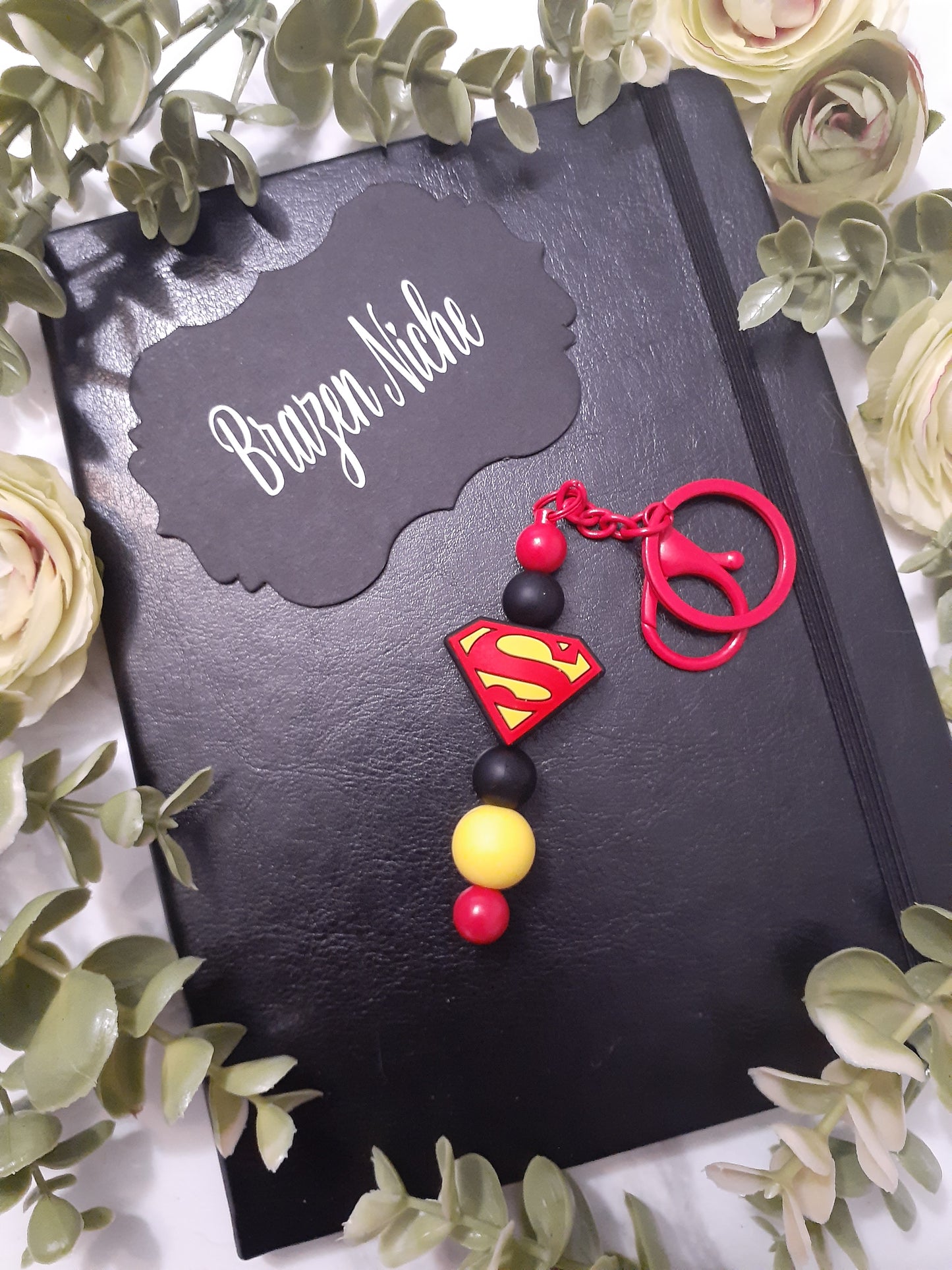 Hero Beaded Keychain – For the One Who’s Always There to Save the Day 🛡️💥