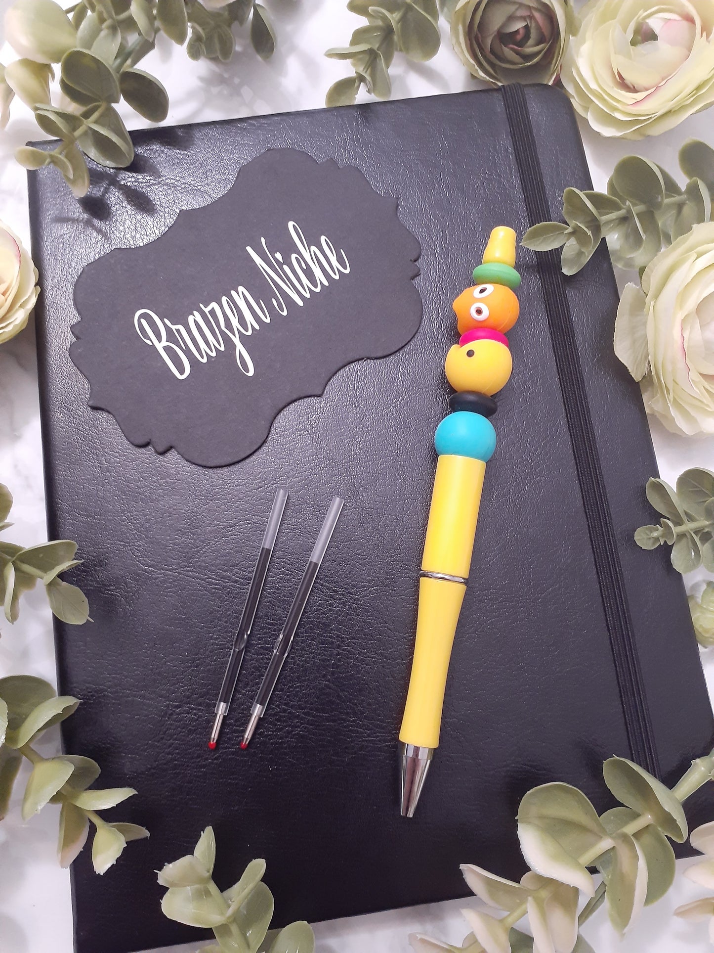 🎮 Retro Gamer Beaded Pen – Level Up Your Writing Game!