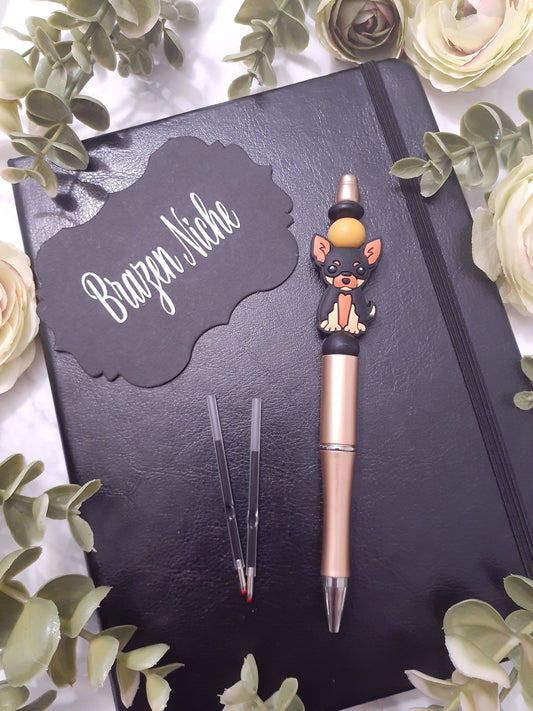 🐶 Chihuahua Dog Beaded Pen – Small Pup, Big Personality!