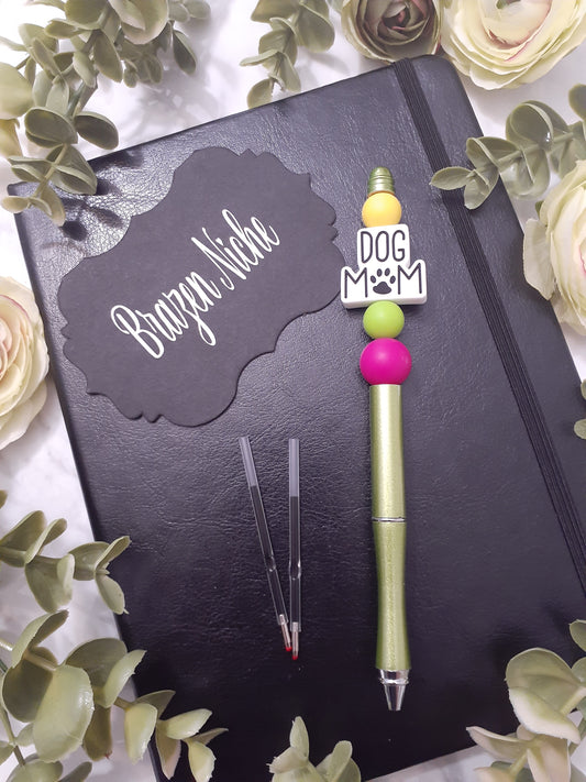 🐕🦺 Green Dog Mom Beaded Pen – For the Ultimate Pup Lover!