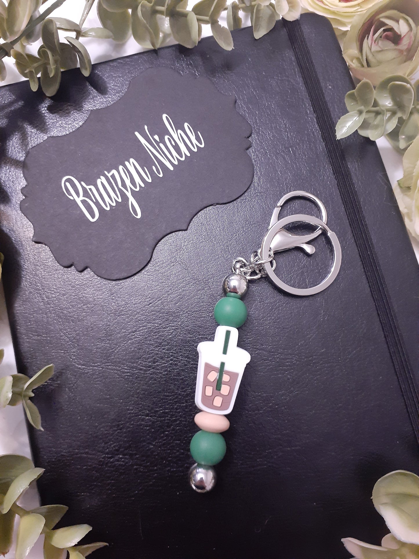 Iced Coffee Keychain