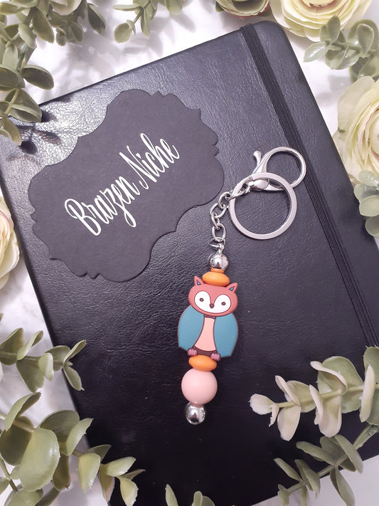 Owl Beaded Keychain – Wise, Whimsical & Ready to Fly 🦉