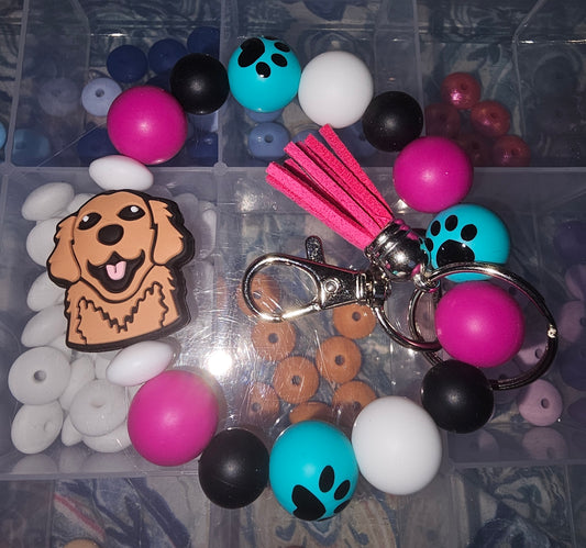 Dog Wristlet Keychain – Paws, Love & Hands-Free Style 🐾✨
