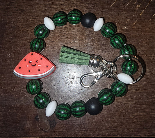 Watermelon Wristlet Keychain