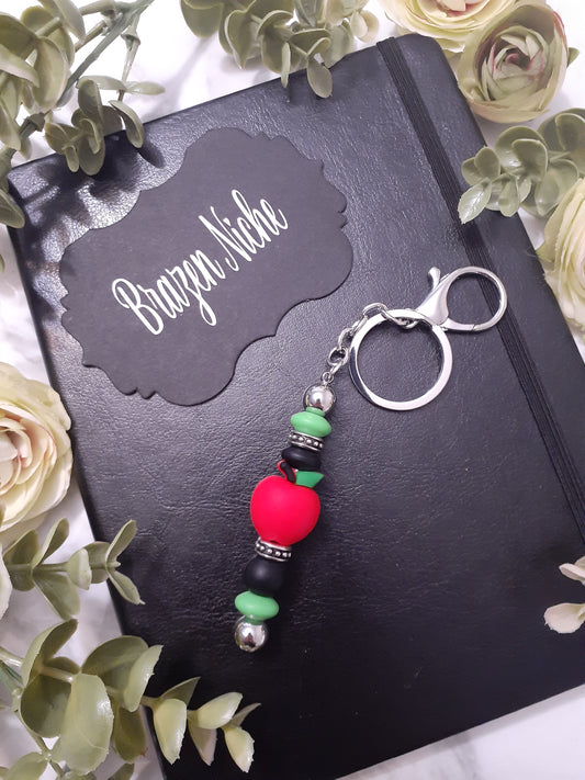 Teacher Apple Keychain